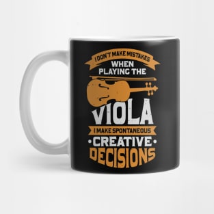 Funny Viola Player Music Instrument Violist Gift Mug